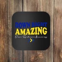 Down Right Amazing Down Syndrome Awareness Coaster thumb 0