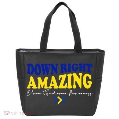 Down Right Amazing Down Syndrome Awareness Tote Bag