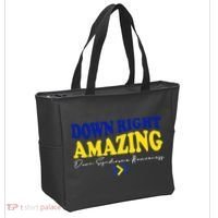 Down Right Amazing Down Syndrome Awareness Tote Bag thumb 2