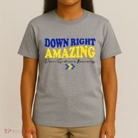 Down Right Amazing Down Syndrome Awareness T-Shirt thumb 4