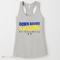 Down Right Amazing Down Syndrome Awareness Women's Tank Top thumb 0