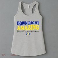 Down Right Amazing Down Syndrome Awareness Women's Tank Top thumb 3