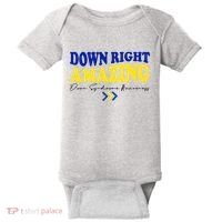 Down Right Amazing Down Syndrome Awareness Baby Bodysuit thumb 0