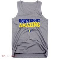 Down Right Amazing Down Syndrome Awareness Tank Top thumb 0