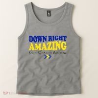 Down Right Amazing Down Syndrome Awareness Tank Top thumb 2