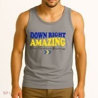 Down Right Amazing Down Syndrome Awareness Tank Top thumb 3