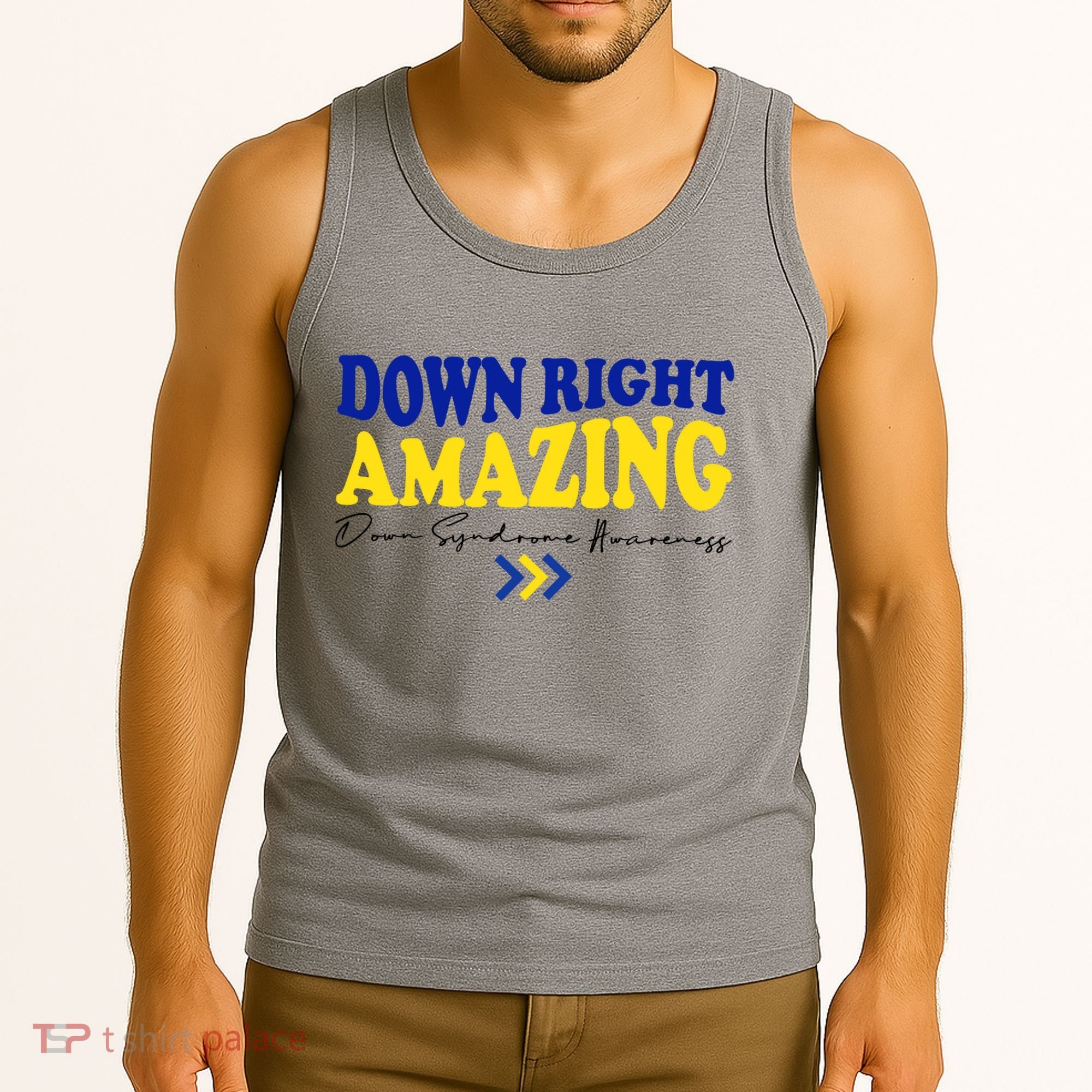 Down Right Amazing Down Syndrome Awareness Tank Top