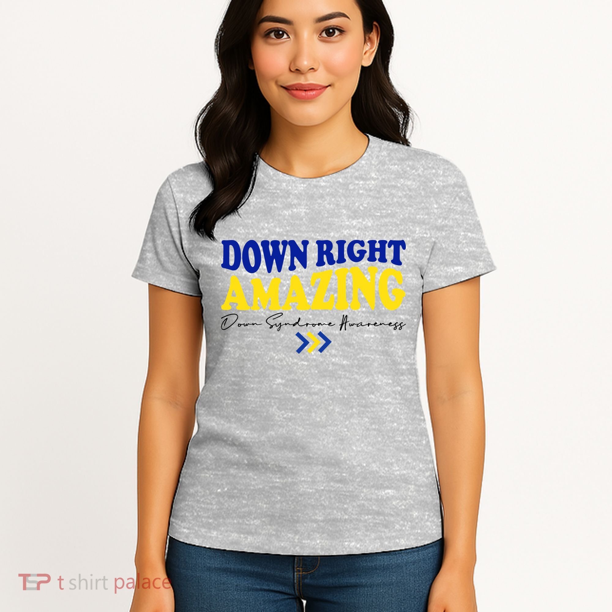 Down Right Amazing Down Syndrome Awareness Women's T-Shirt
