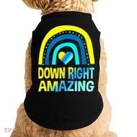 Down Right Amazing Down Syndrome Shirts Awareness Doggie Tank thumb 0