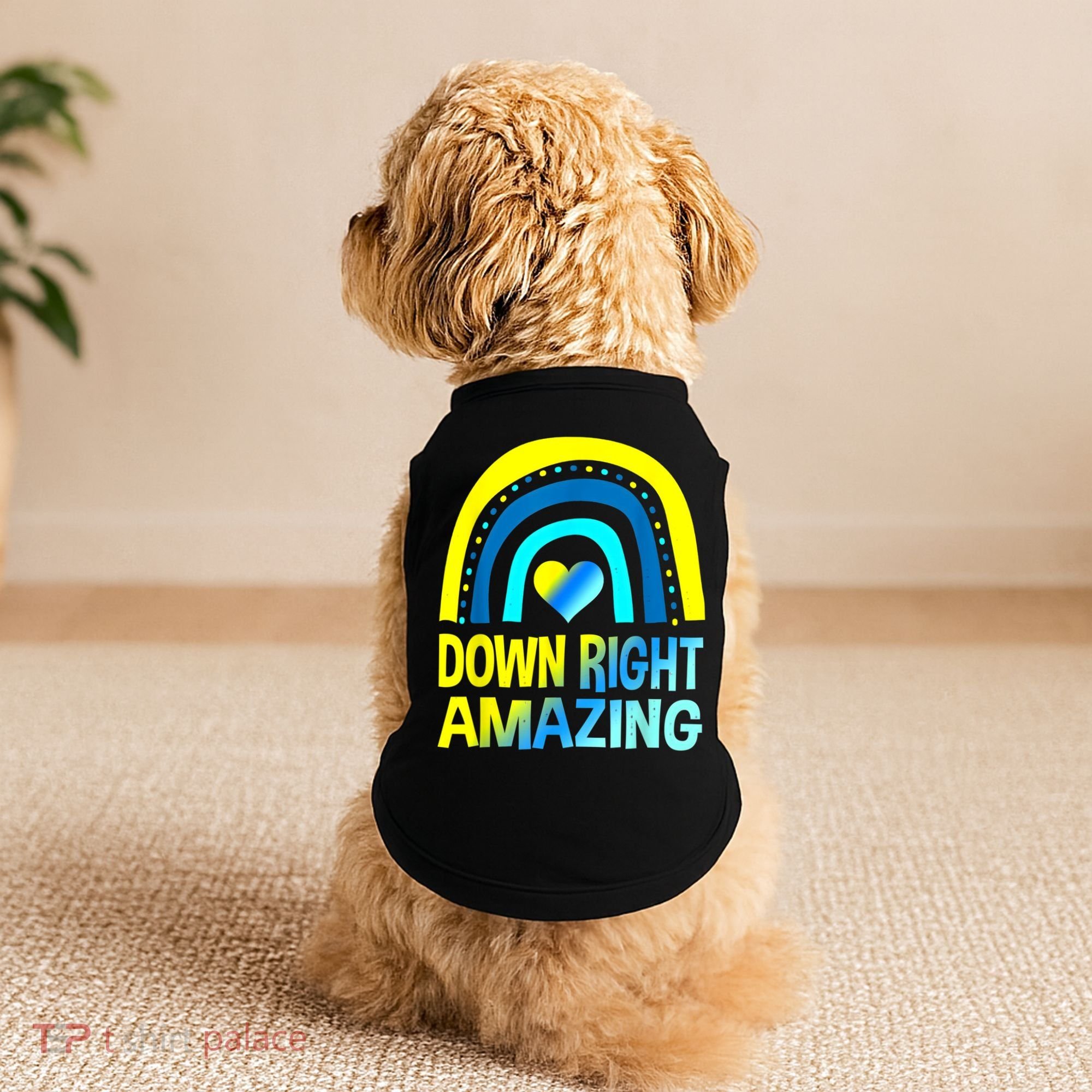 Down Right Amazing Down Syndrome Shirts Awareness Doggie Tank