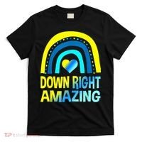 Down Right Amazing Down Syndrome Shirts Awareness T-Shirt thumb 0