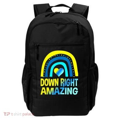 Down Right Amazing Down Syndrome Shirts Awareness Backpack