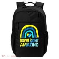 Down Right Amazing Down Syndrome Shirts Awareness Backpack thumb 0