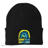 Down Right Amazing Down Syndrome Shirts Awareness Beanie thumb 0