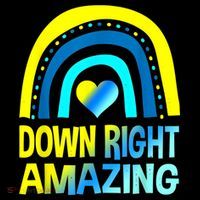 Down Right Amazing Down Syndrome Shirts Awareness Women's Hoodie thumb 2