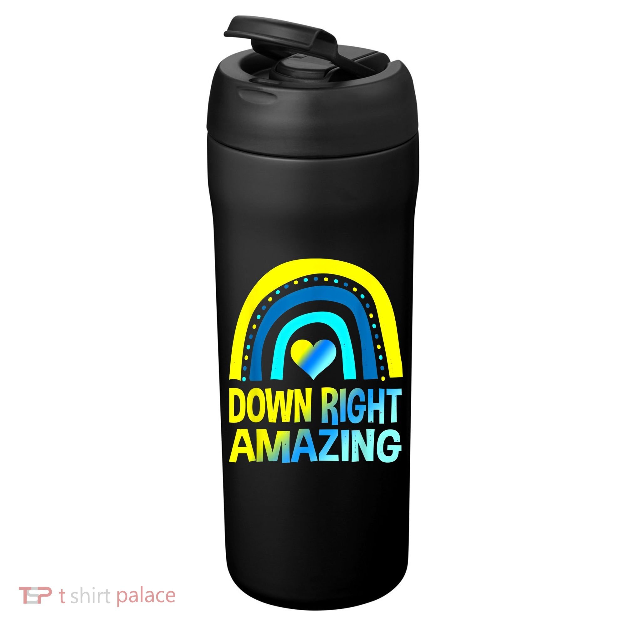 Down Right Amazing Down Syndrome Shirts Awareness 24oz Duet Stainless Steel Tumbler