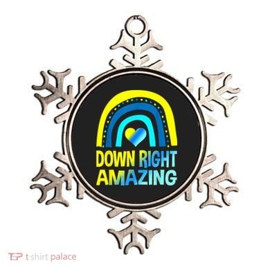 Down Right Amazing Down Syndrome Shirts Awareness Ornament