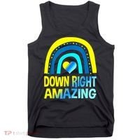 Down Right Amazing Down Syndrome Shirts Awareness Tank Top thumb 0