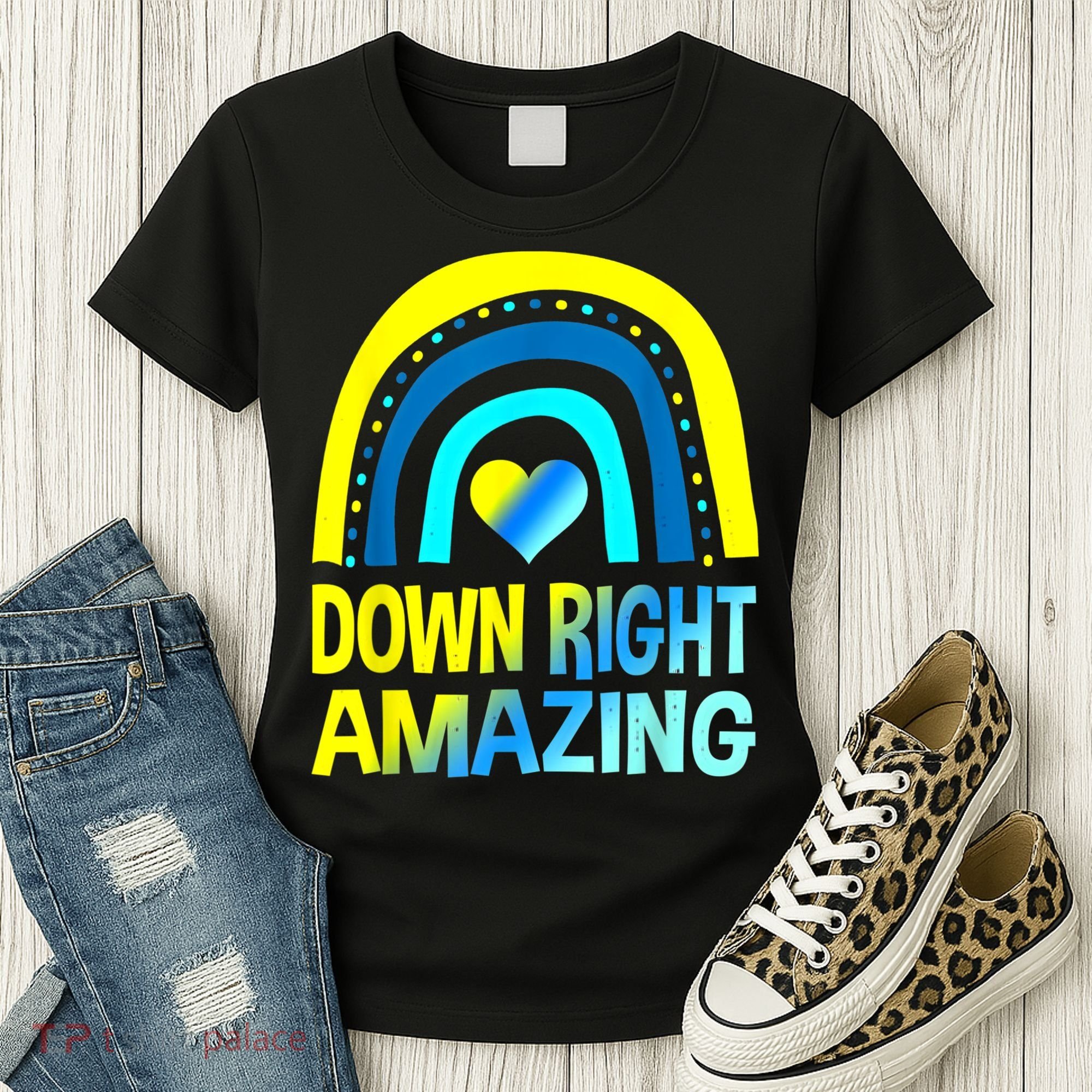 Down Right Amazing Down Syndrome Shirts Awareness Women's T-Shirt