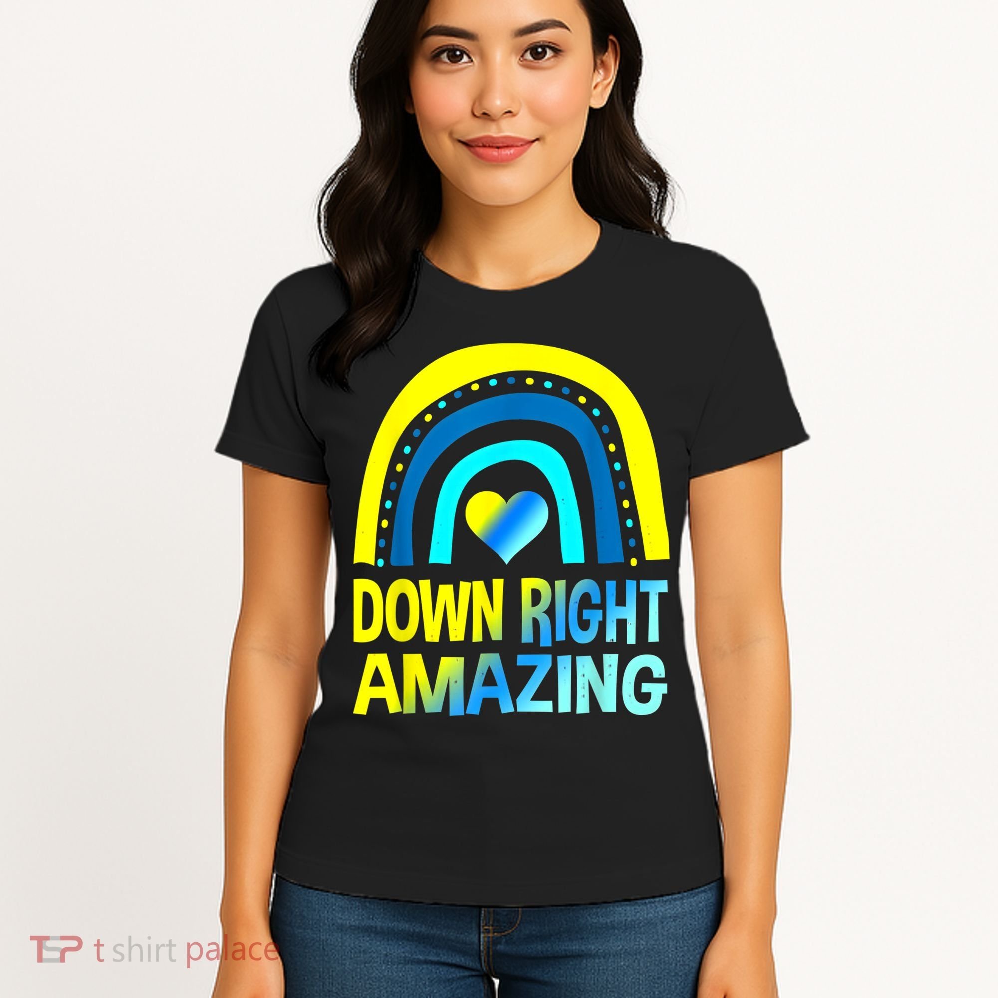 Down Right Amazing Down Syndrome Shirts Awareness Women's T-Shirt