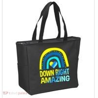 Down Right Amazing Down Syndrome Shirts Awareness Tote Bag thumb 2