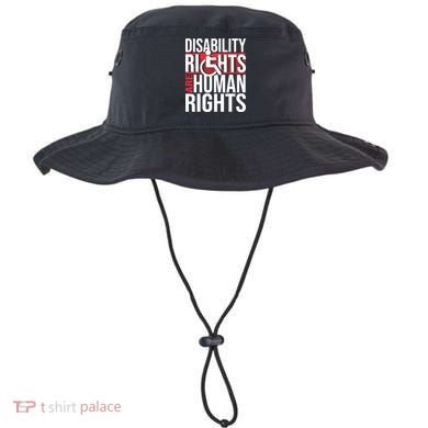 Disability Rights Are Human Rights Gift Funny Wheelchair Handicap Gift Bucket Hat