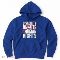 Disability Rights Are Human Rights Gift Funny Wheelchair Handicap Gift Hoodie thumb 0