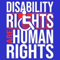 Disability Rights Are Human Rights Gift Funny Wheelchair Handicap Gift Sweatshirt thumb 3