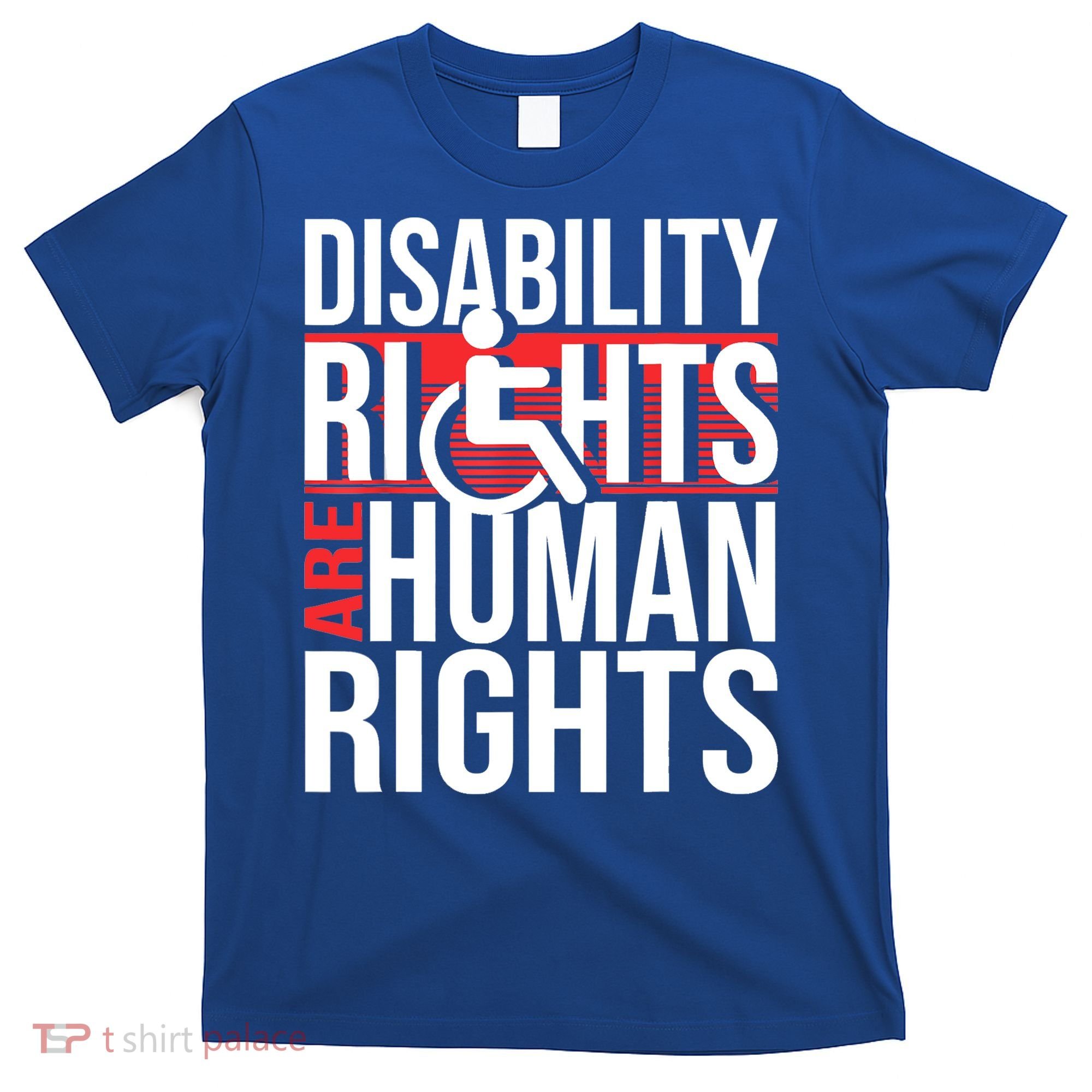 Disability Rights Are Human Rights Gift Funny Wheelchair Handicap Gift T-Shirt