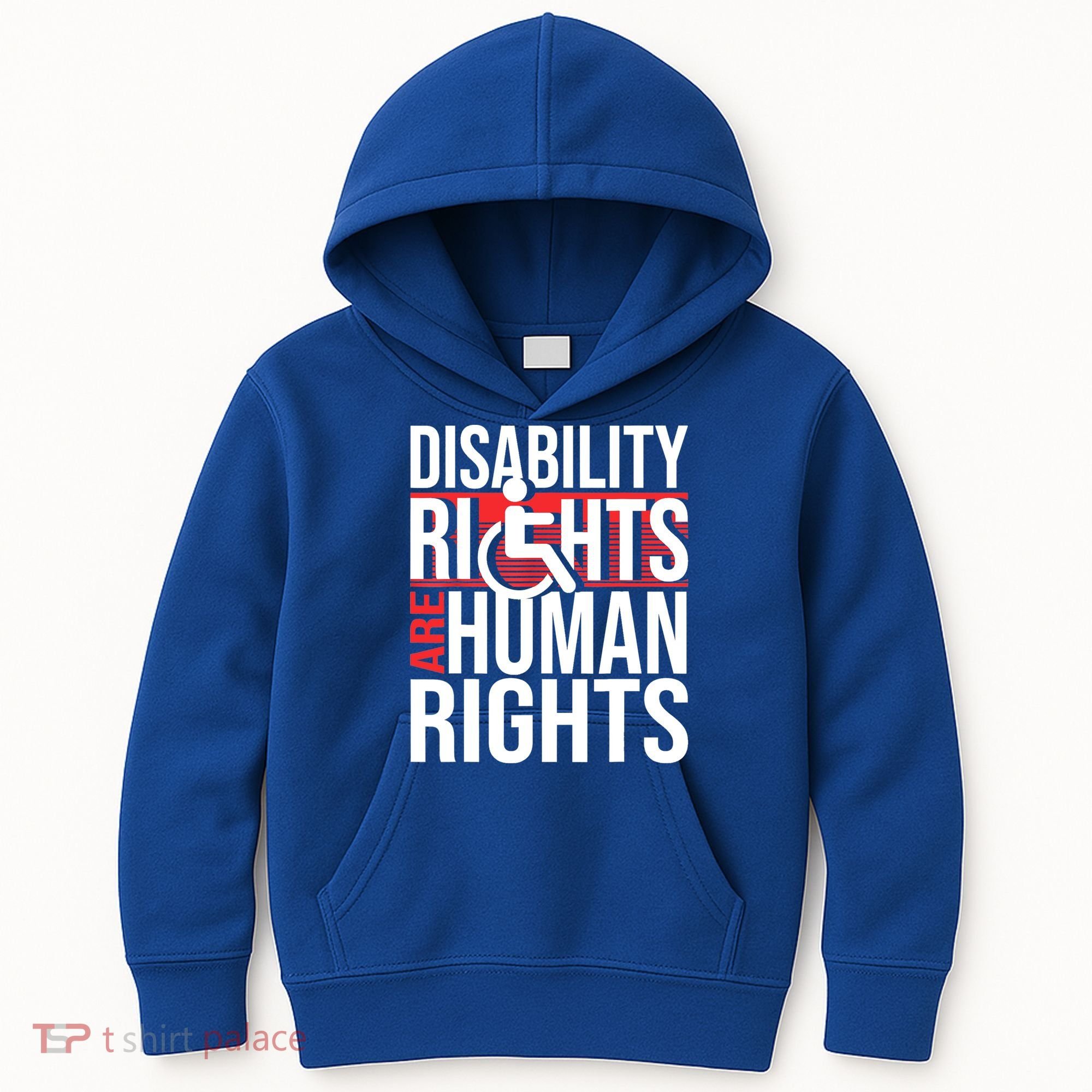 Disability Rights Are Human Rights Gift Funny Wheelchair Handicap Gift Kids Hoodie