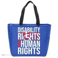 Disability Rights Are Human Rights Gift Funny Wheelchair Handicap Gift Tote Bag thumb 0