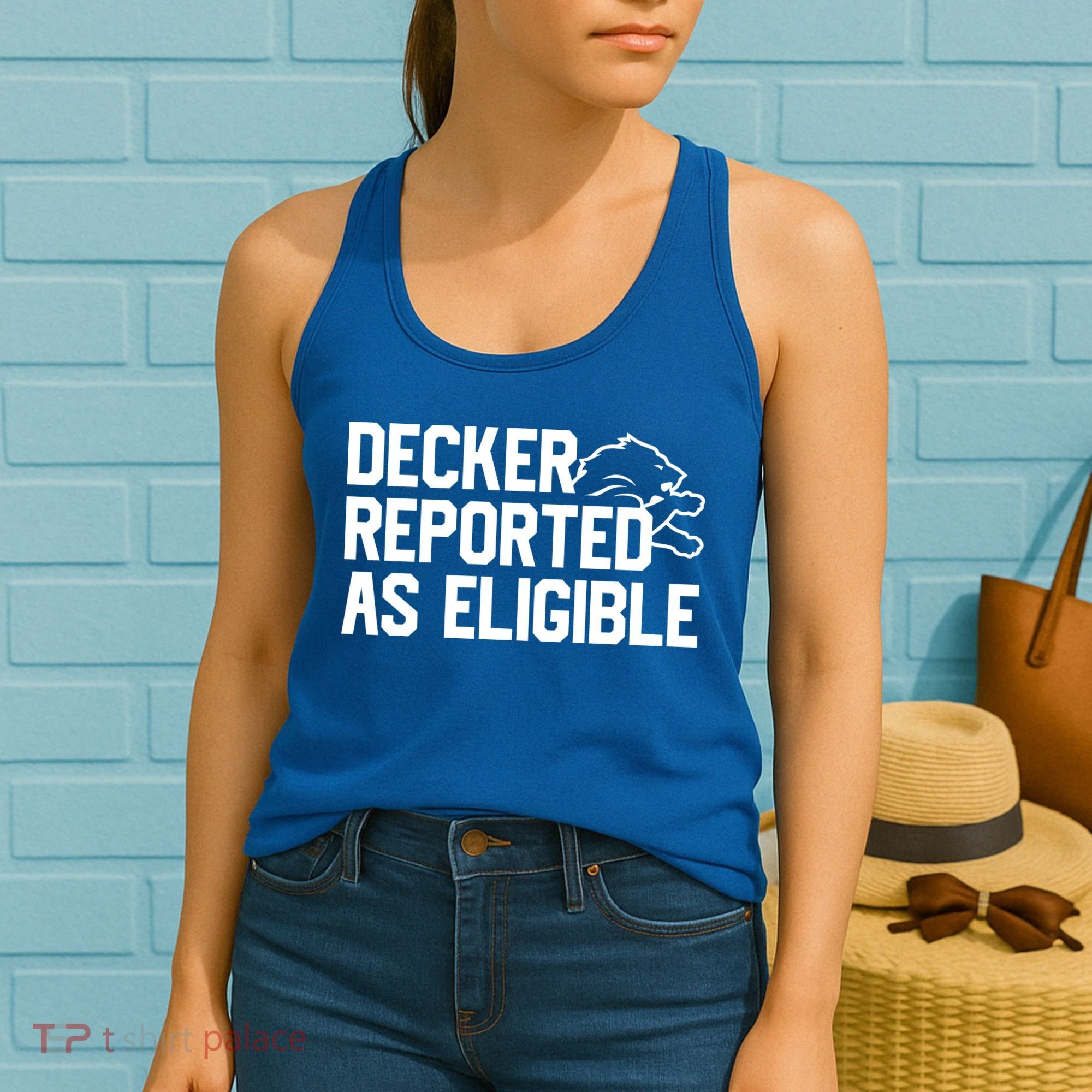 Decker Reported As Eligible Funny Saying Women's Tank Top