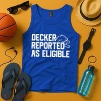 Decker Reported As Eligible Funny Saying Tank Top thumb 4