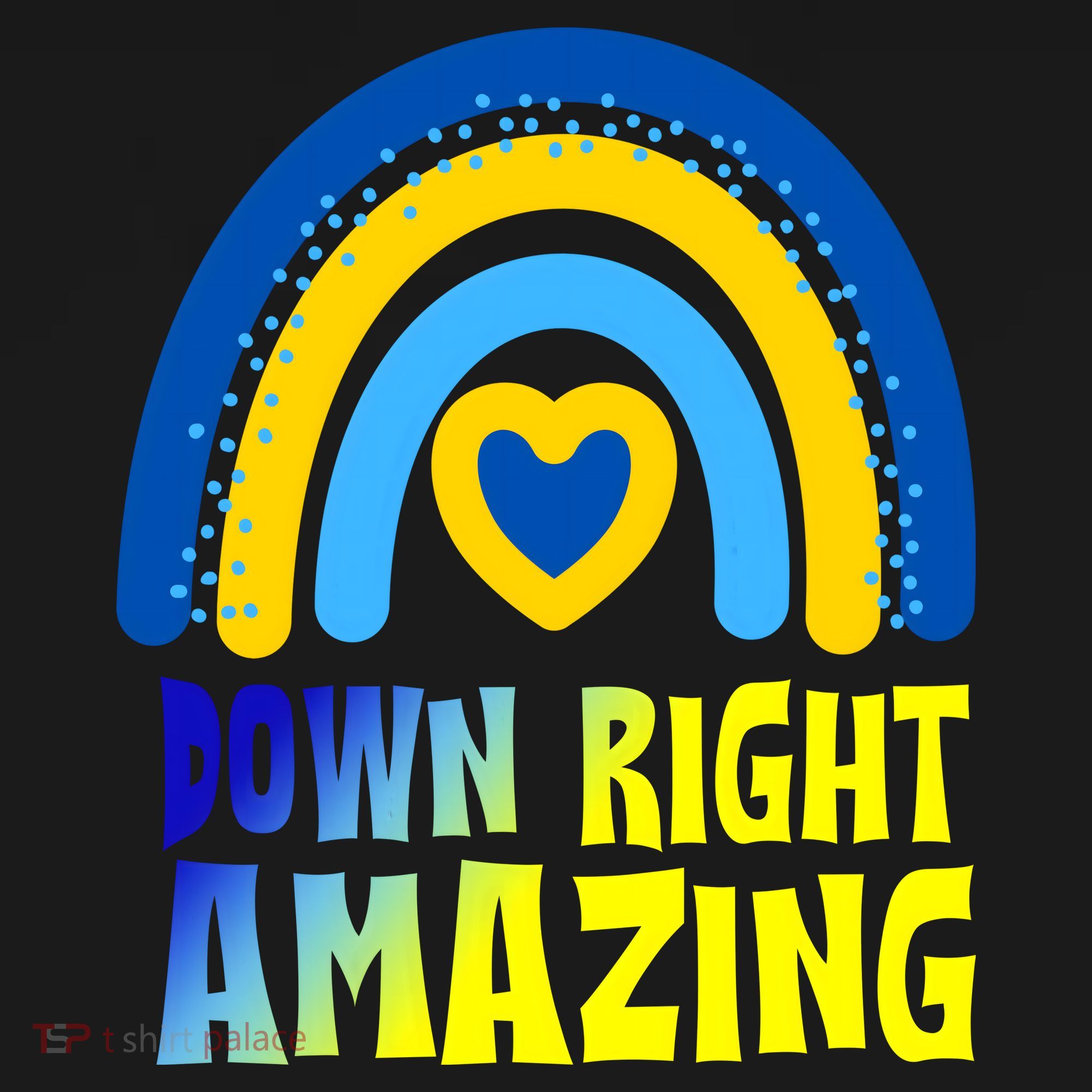 Down Right Amazing Rainbow Down Syndrome Awareness Backpack