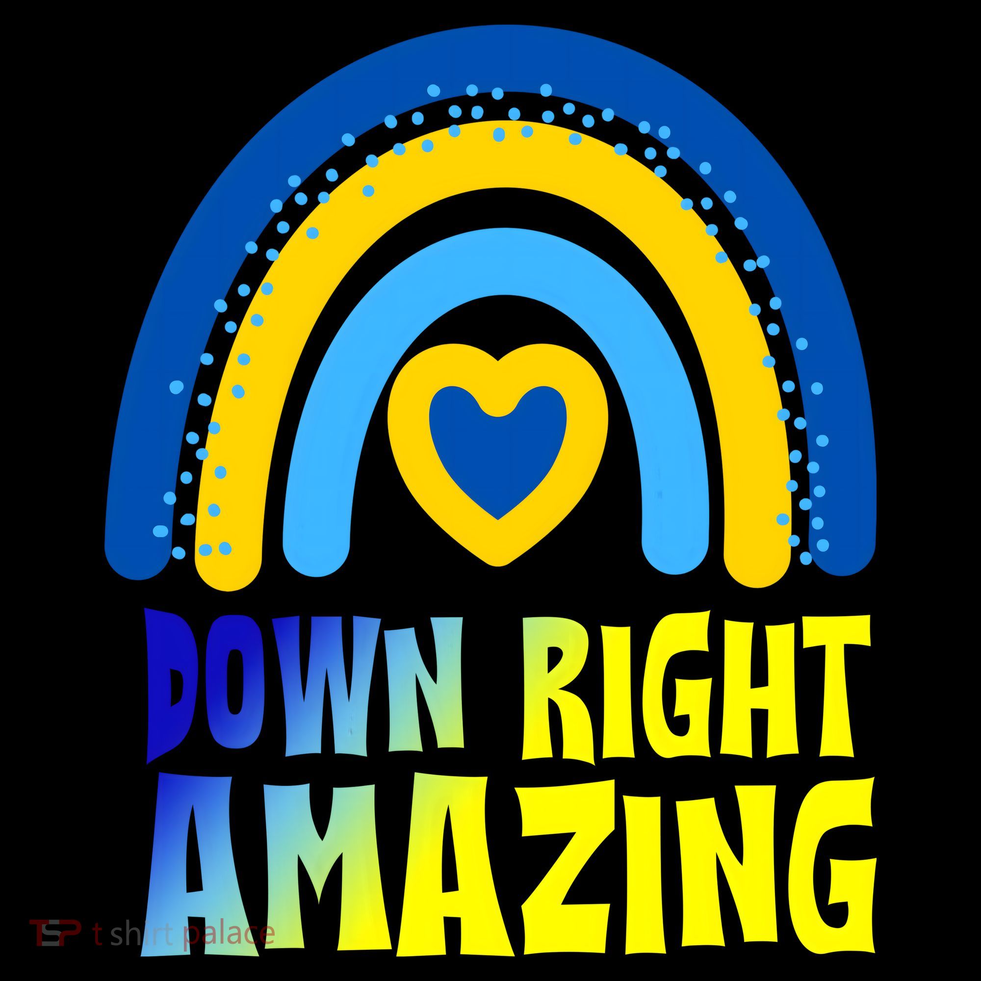 Down Right Amazing Rainbow Down Syndrome Awareness Ornament