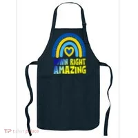Down Right Amazing Rainbow Down Syndrome Awareness Apron thumb 0
