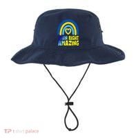 Down Right Amazing Rainbow Down Syndrome Awareness Bucket Hat thumb 0