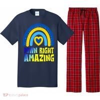 Down Right Amazing Rainbow Down Syndrome Awareness Pajama Set thumb 0