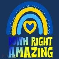Down Right Amazing Rainbow Down Syndrome Awareness Toddler Hoodie thumb 2