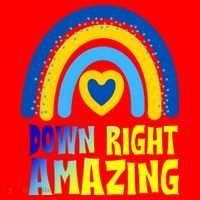 Down Right Amazing Rainbow Down Syndrome Awareness Santa Hat thumb 1