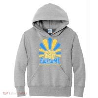 Down Right Awesome World Down Syndrome Awareness Kids Hoodie thumb 0