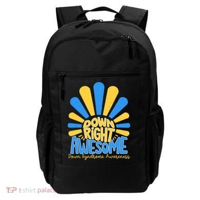 Down Right Awesome World Down Syndrome Awareness Backpack