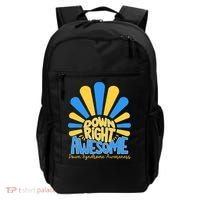 Down Right Awesome World Down Syndrome Awareness Backpack thumb 0