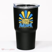 Down Right Awesome World Down Syndrome Awareness Tumbler thumb 0