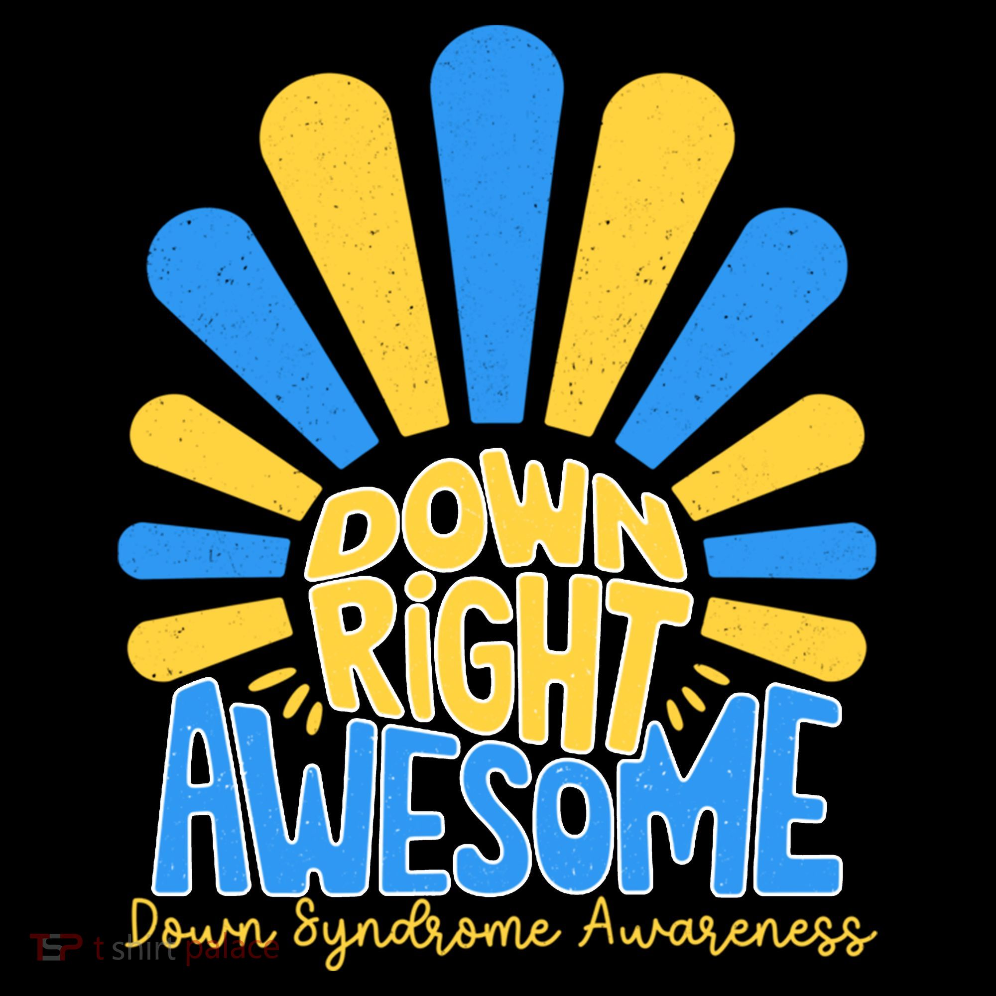 Down Right Awesome World Down Syndrome Awareness Baby Bodysuit