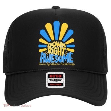 Down Right Awesome World Down Syndrome Awareness Hat