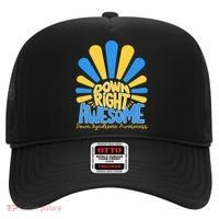 Down Right Awesome World Down Syndrome Awareness Hat thumb 0