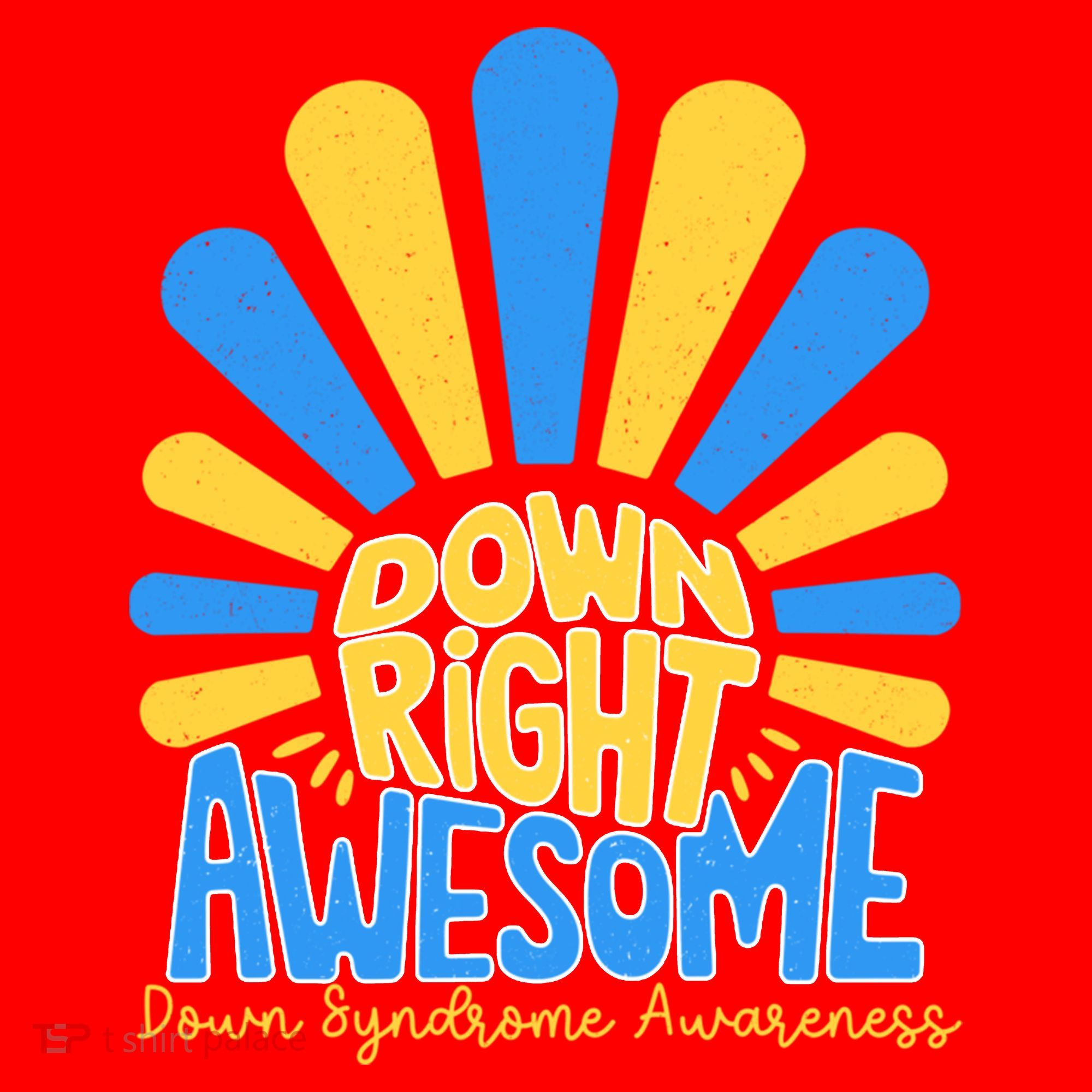 Down Right Awesome World Down Syndrome Awareness Santa Hat