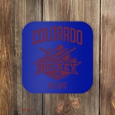 Distressed Retro Avalanche Party Tailgate Gameday Fan Gift Coaster