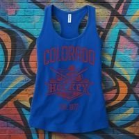 Distressed Retro Avalanche Party Tailgate Gameday Fan Gift Women's Tank Top thumb 3